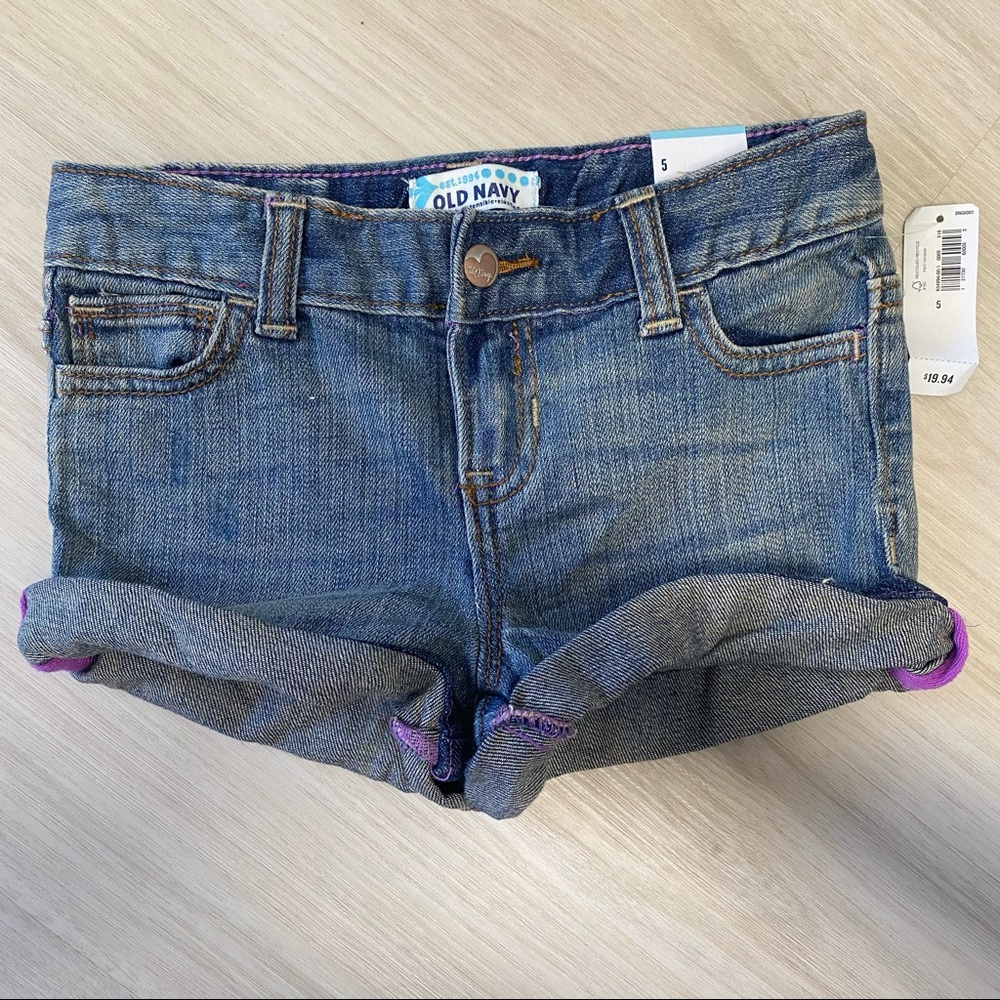 New Old Navy girls‎ denim shorts size 5